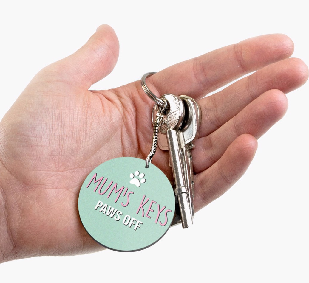 Mum's Keys: Personalised Double-Sided Keyring