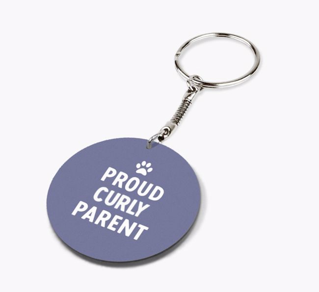 Proud Parent: Personalized {breedFullName} Double-Sided Keyring