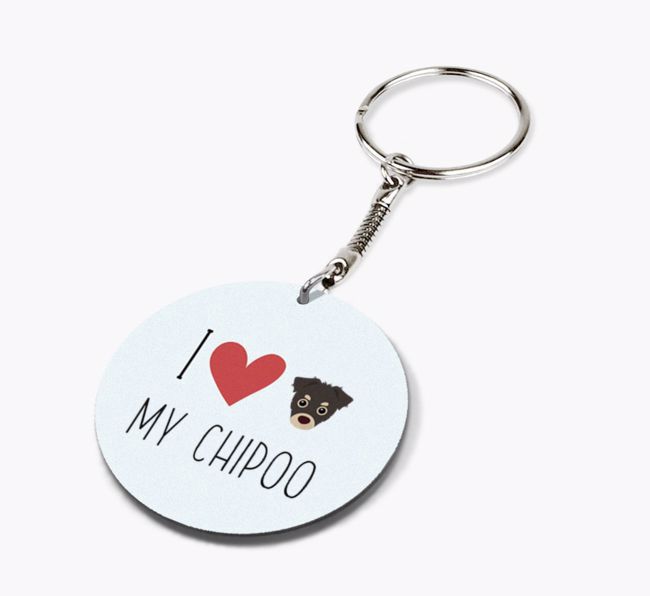 I Love My: Personalized Double-sided {breedFullName} Keyring