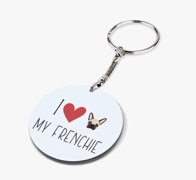 I Love My: Personalised Double-sided {breedFullName} Keyring