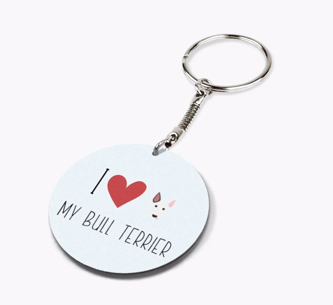 I Love My: Personalised Double-sided {breedFullName} Keyring