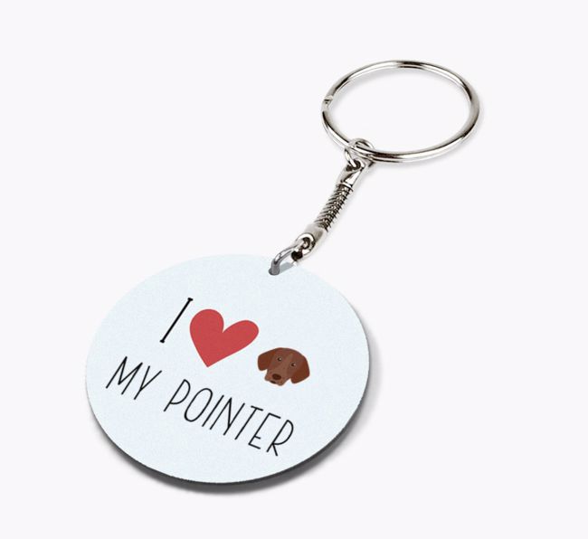 I Love My: Personalized Double-sided {breedFullName} Keyring