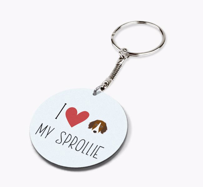 I Love My: Personalized Double-sided {breedFullName} Keyring