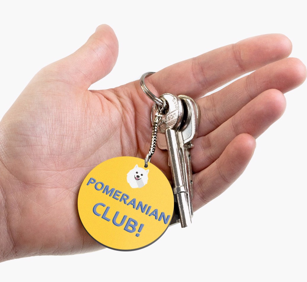 {breedShortName} Club: Personalized Double-Sided Keyring