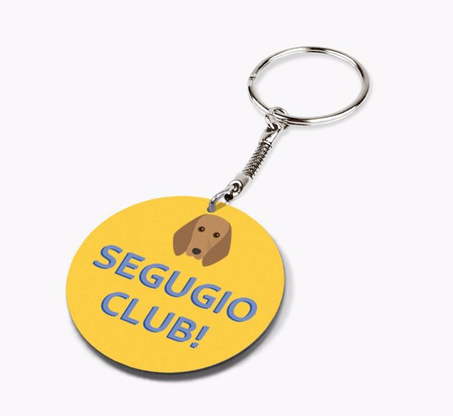 {breedShortName} Club: Personalized Double-sided Keyring