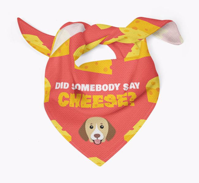 Did Somebody Say Cheese? : Personalized {breedFullName} Bandana