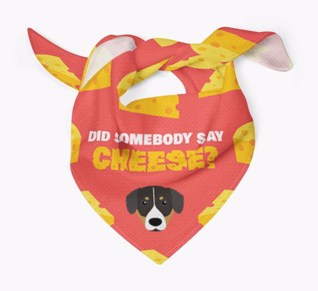 Did Somebody Say Cheese? : Personalized {breedFullName} Bandana