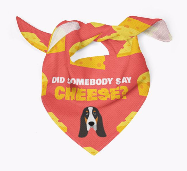 Did Somebody Say Cheese? : Personalized {breedFullName} Bandana