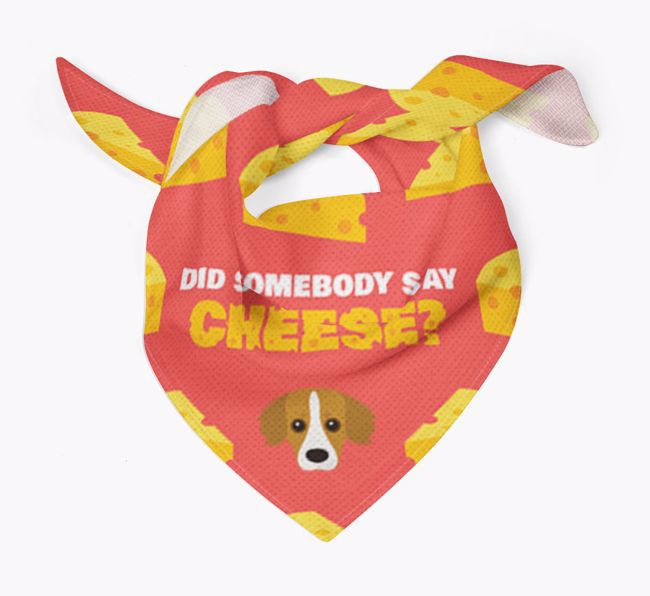 Did Somebody Say Cheese? : Personalized {breedFullName} Bandana