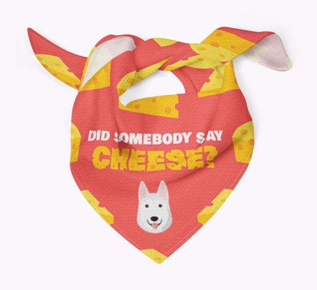 Did Somebody Say Cheese? : Personalized {breedFullName} Bandana