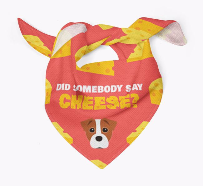 Did Somebody Say Cheese? : Personalised {breedFullName} Bandana