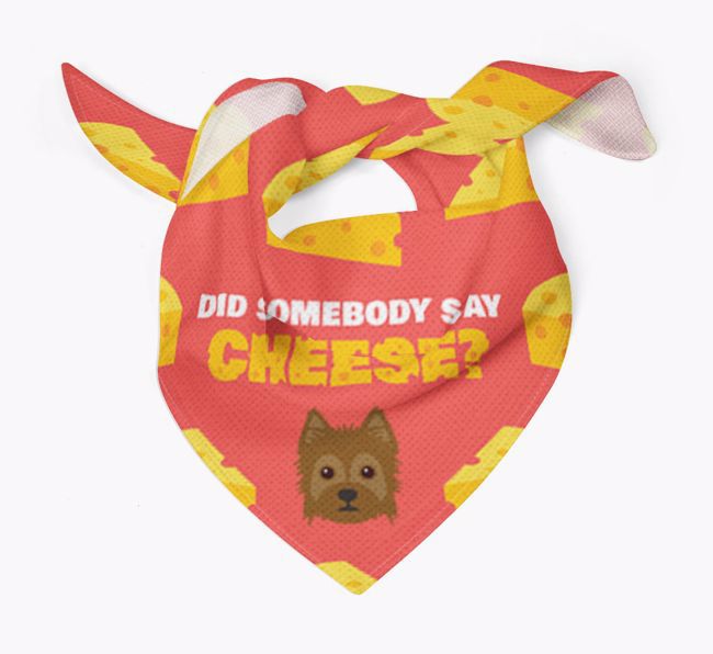 Did Somebody Say Cheese? : Personalized {breedFullName} Bandana