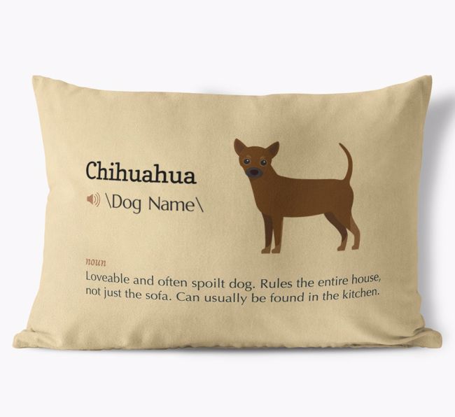 Funny Chihuahua Gifts & Accessoires Team Quote Dog Owner Chihuahua Throw  Pillow, 16x16, Multicolor
