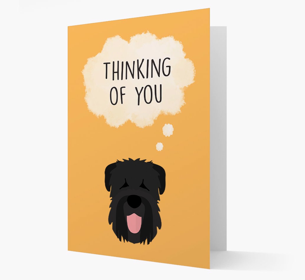 'Thinking of You' - Personalised {breedFullName} Card Front