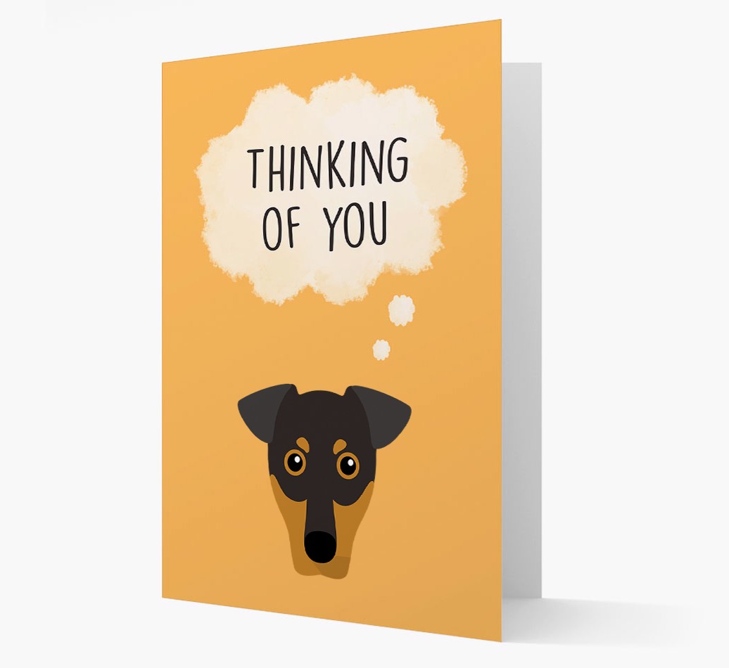 'Thinking of You' - Personalized {breedFullName} Card Front