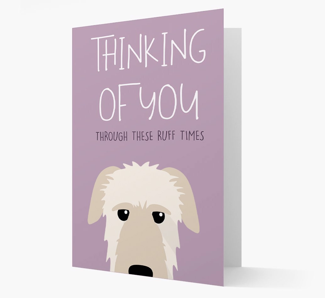 'Thinking Of You' - Personalized {breedFullName} Card Front