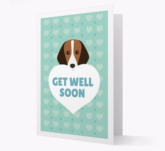 'Get Well Soon' Card with {breedFullName} Icon