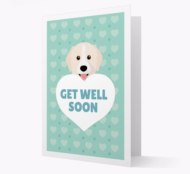 'Get Well Soon' Card with {breedFullName} Icon