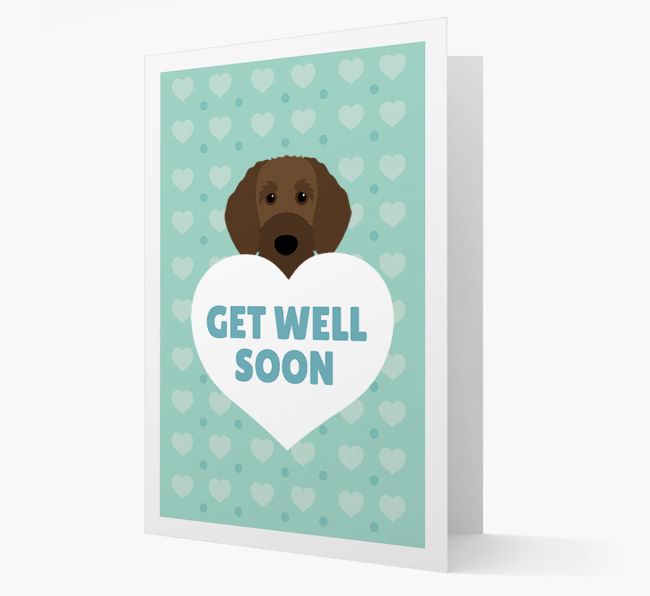 'Get Well Soon' Card with {breedFullName} Icon