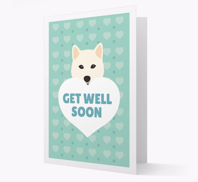 'Get Well Soon' Card with {breedFullName} Icon