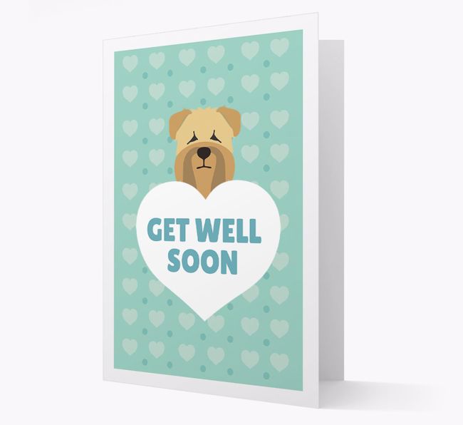 'Get Well Soon' Card with {breedFullName} Icon