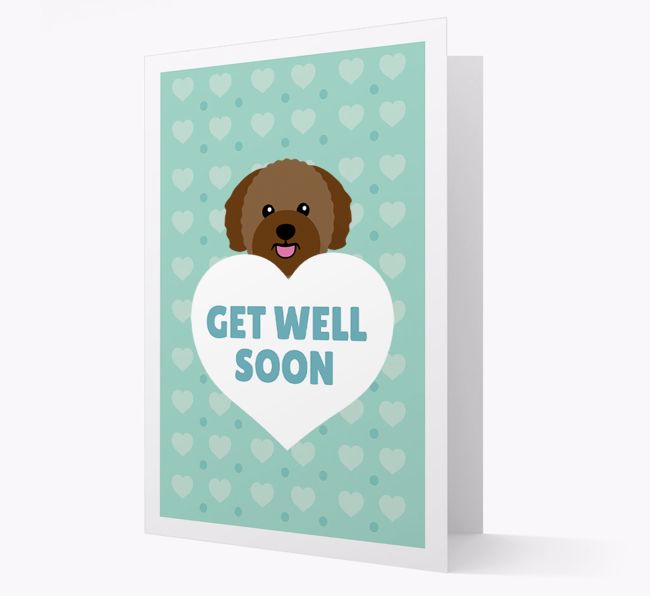 'Get Well Soon' Card with {breedFullName} Icon