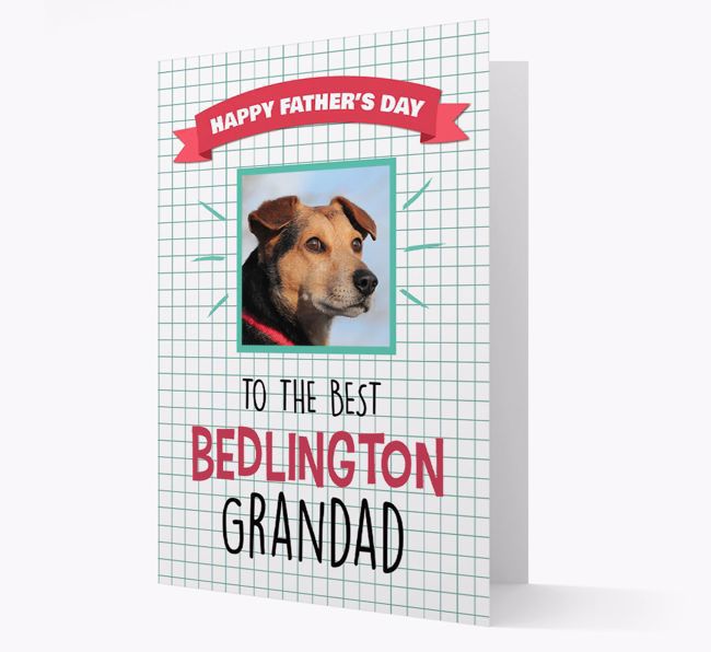 'Best Grandad' Card with photo of your {breedFullName}