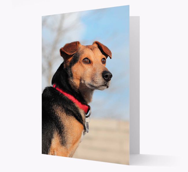 Plain Photo Upload Greeting Card