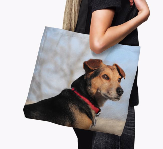 Canvas Bag with photo of your {breedFullName}