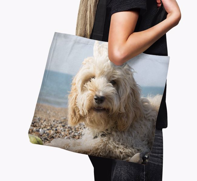 Canvas Bag with photo of your {breedFullName}