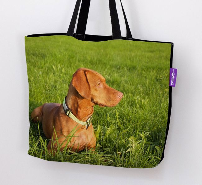 Canvas Bag with photo of your {breedFullName}