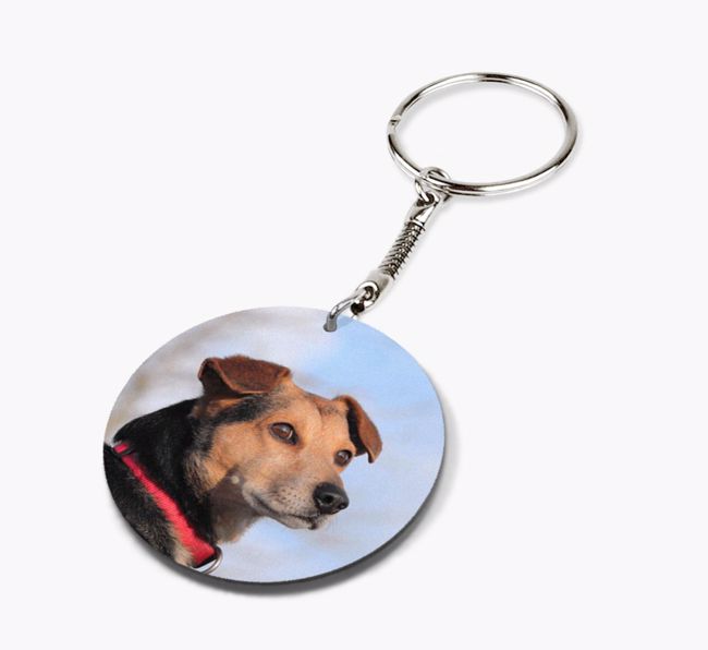 Keyring with photo of your {breedFullName}