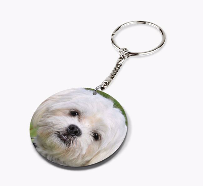 Keyring with photo of your {breedFullName}