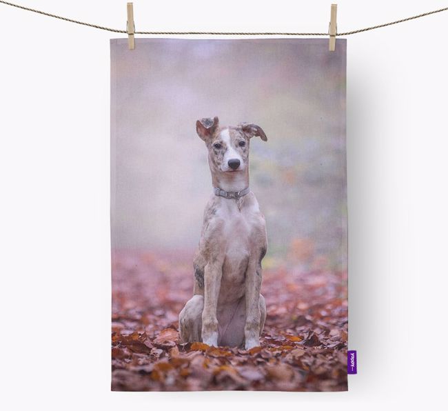 Tea Towel with photo of your {breedFullName}