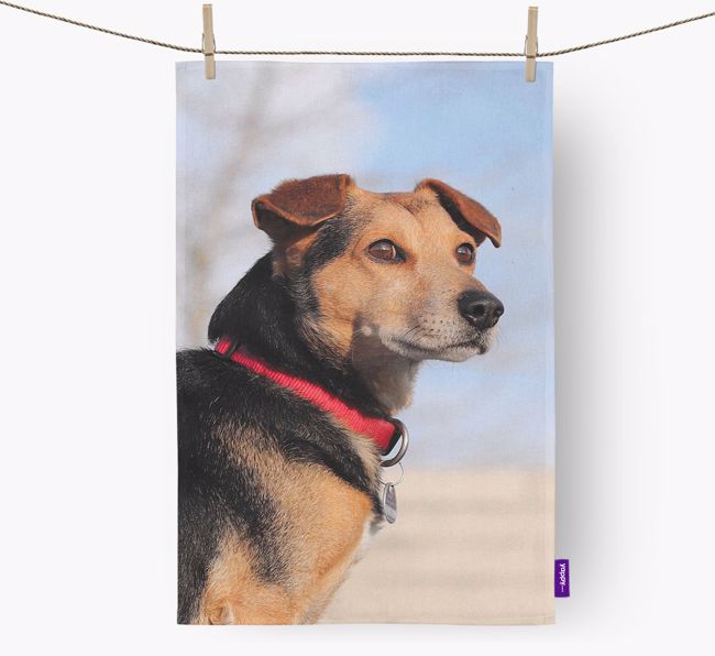 Tea Towel with photo of your {breedFullName}