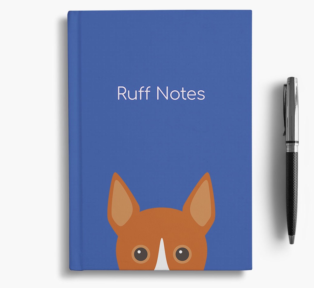 'Ruff Notes' Personalised {breedFullName} Notebook