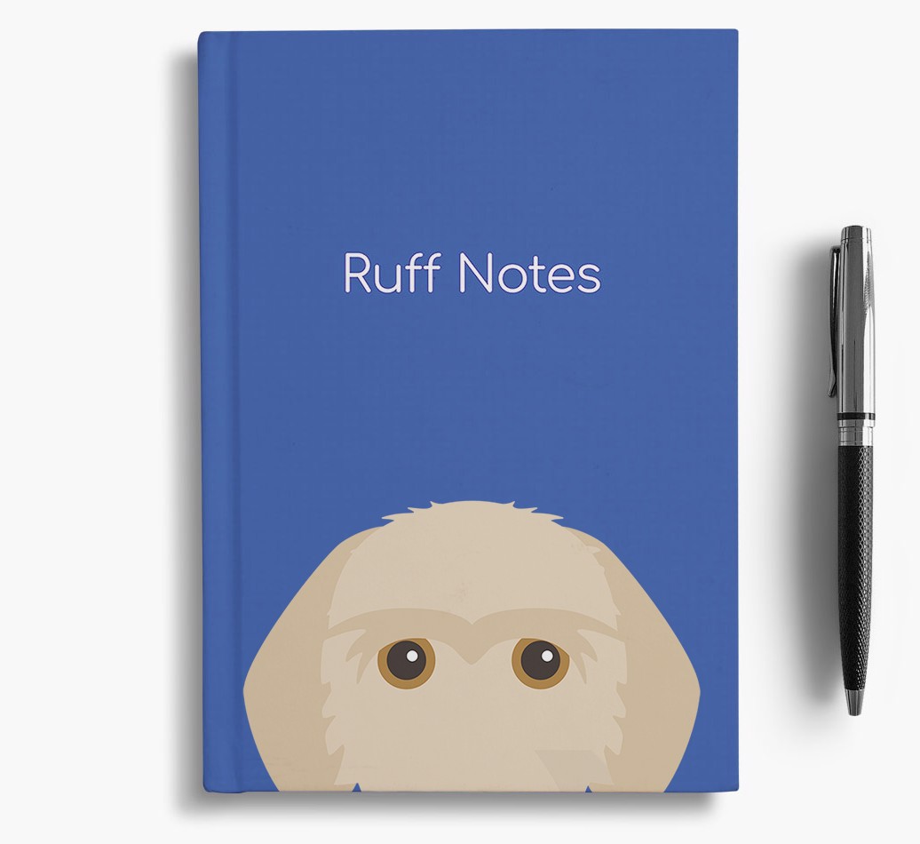 'Ruff Notes' Personalised {breedFullName} Notebook