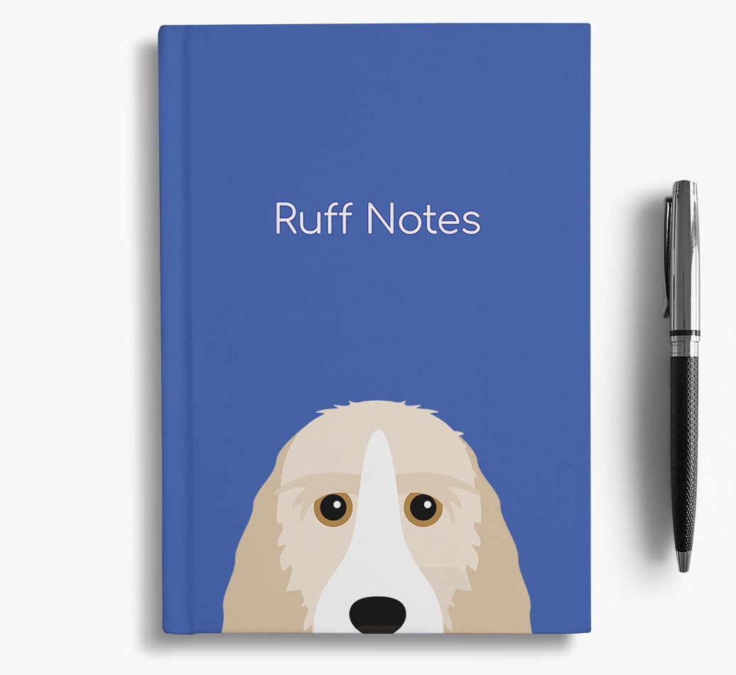 'Ruff Notes' Personalised {breedFullName} Notebook