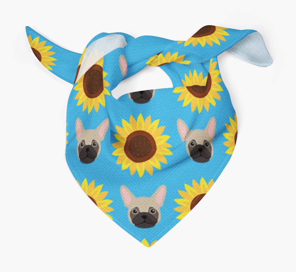 'Sunflower' Bandana with {breedFullName} Icon