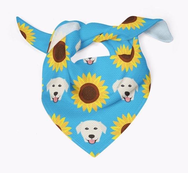 Sunflower Bandana with {breedFullName} Icons