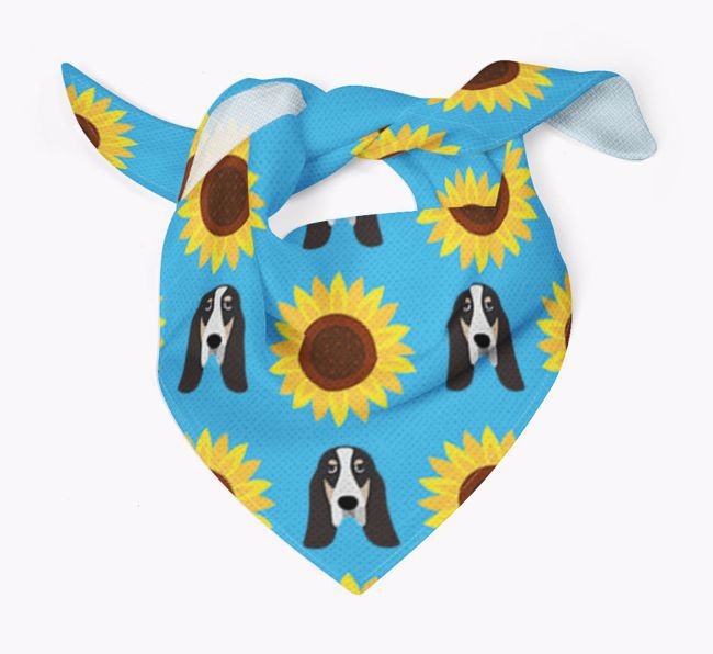 Sunflower Bandana with {breedFullName} Icons