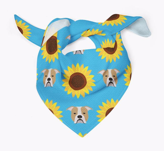 Sunflower Bandana with {breedFullName} Icons