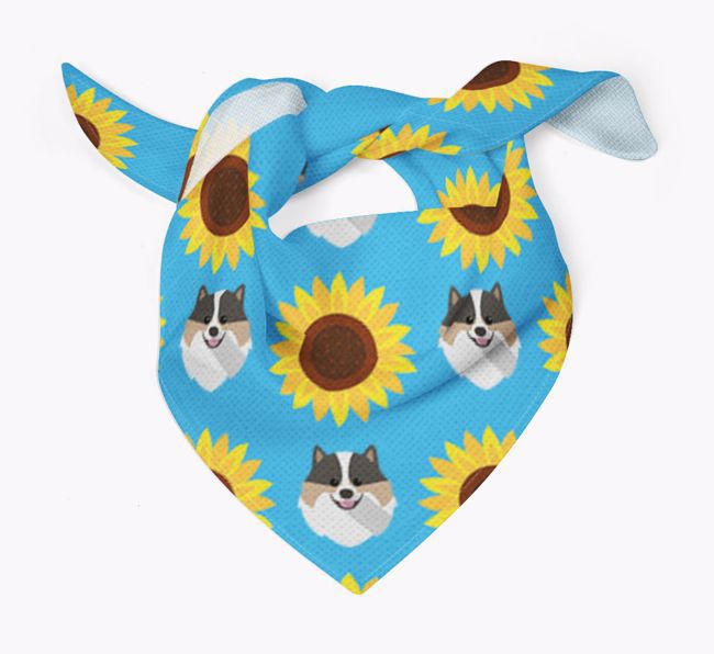 Sunflower Bandana with {breedFullName} Icons