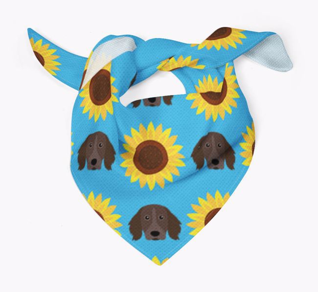 Sunflower Bandana with {breedFullName} Icons