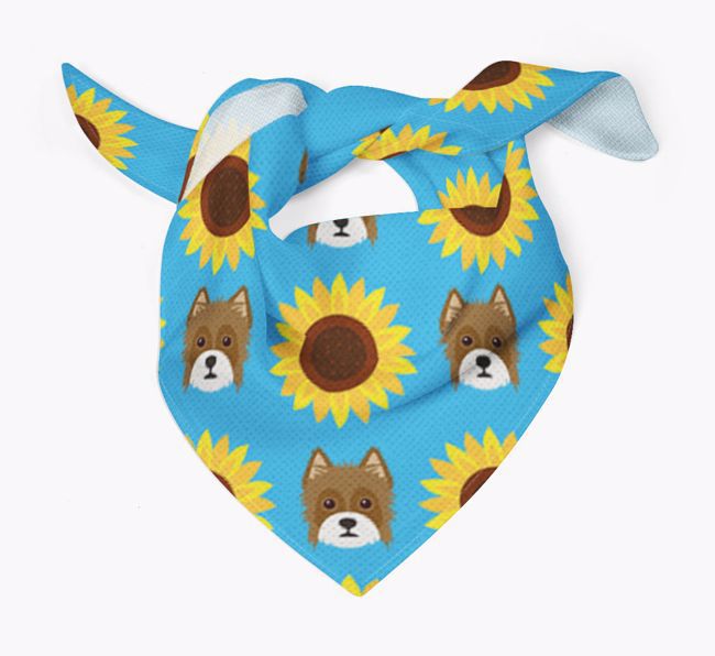 Sunflower Bandana with {breedFullName} Icons