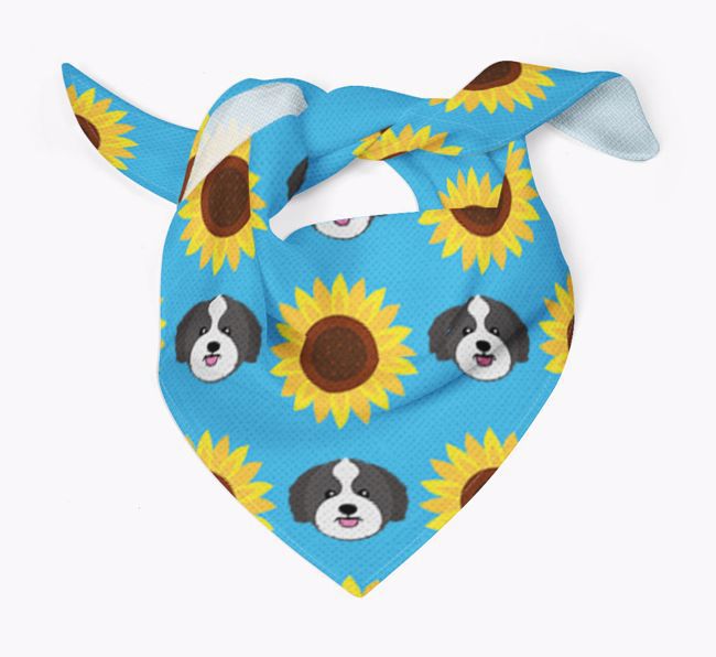 Sunflower Bandana with {breedFullName} Icons