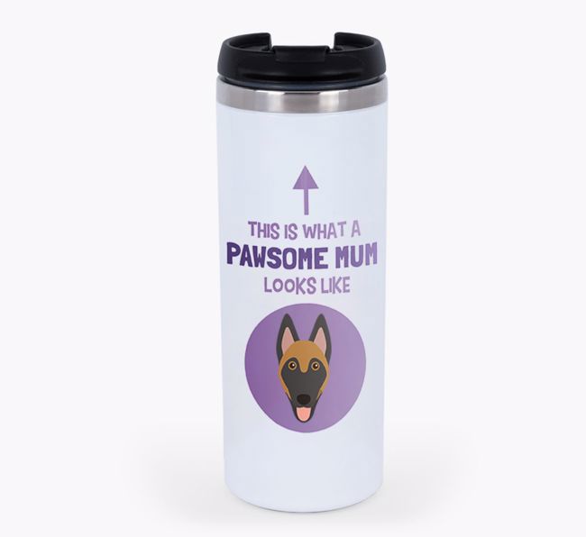 'This Is What a Pawsome Mum Looks Like' - Reusable Mug with {breedShortName} Icon