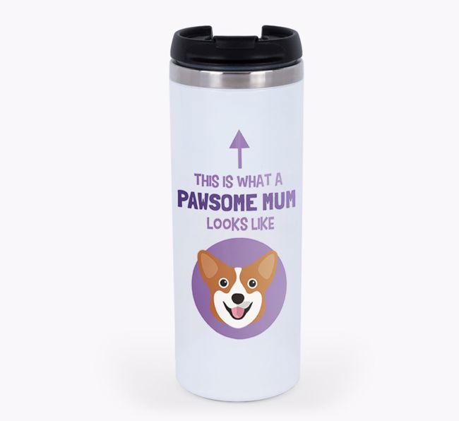 'This Is What a Pawsome Mum Looks Like' - Reusable Mug with {breedShortName} Icon