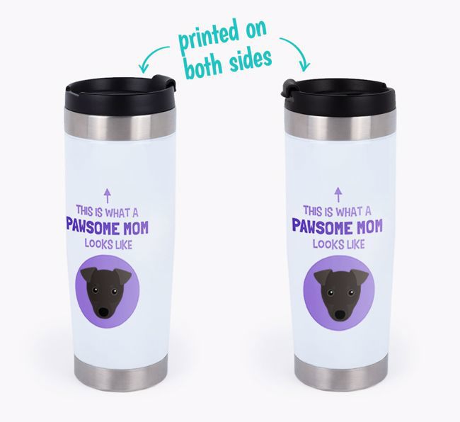 'This Is What a Pawsome Mom Looks Like' - Personalized Travel Mug