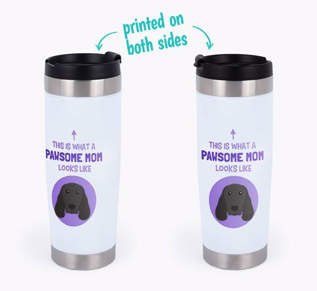 'This Is What a Pawsome Mom Looks Like' - Personalized Travel Mug